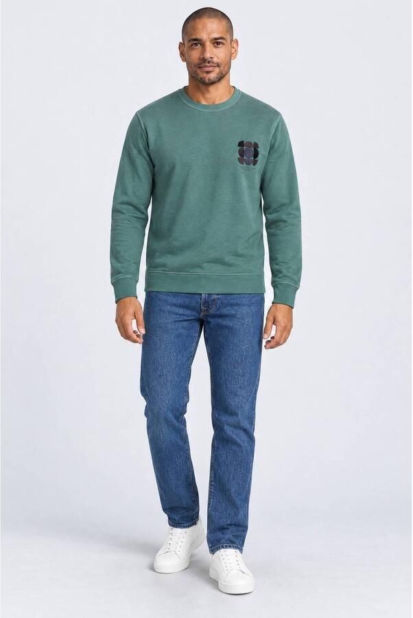 Petrol Industries regular fit sweater met print teal green - Foto 2