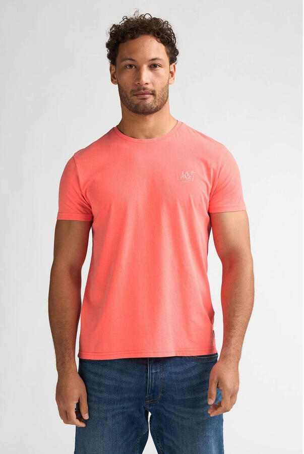 Petrol Industries regular fit T-shirt koraal