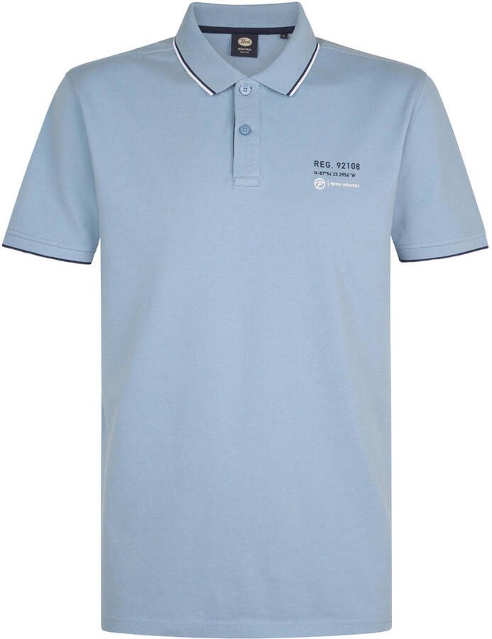 Petrol Industries regular polo blauw