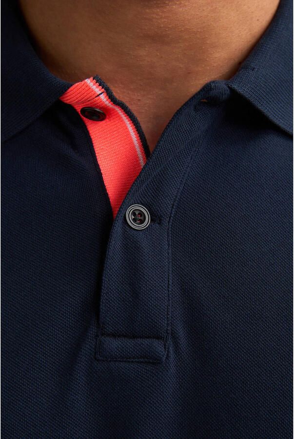 Petrol Industries regular polo donkerblauw - Foto 2