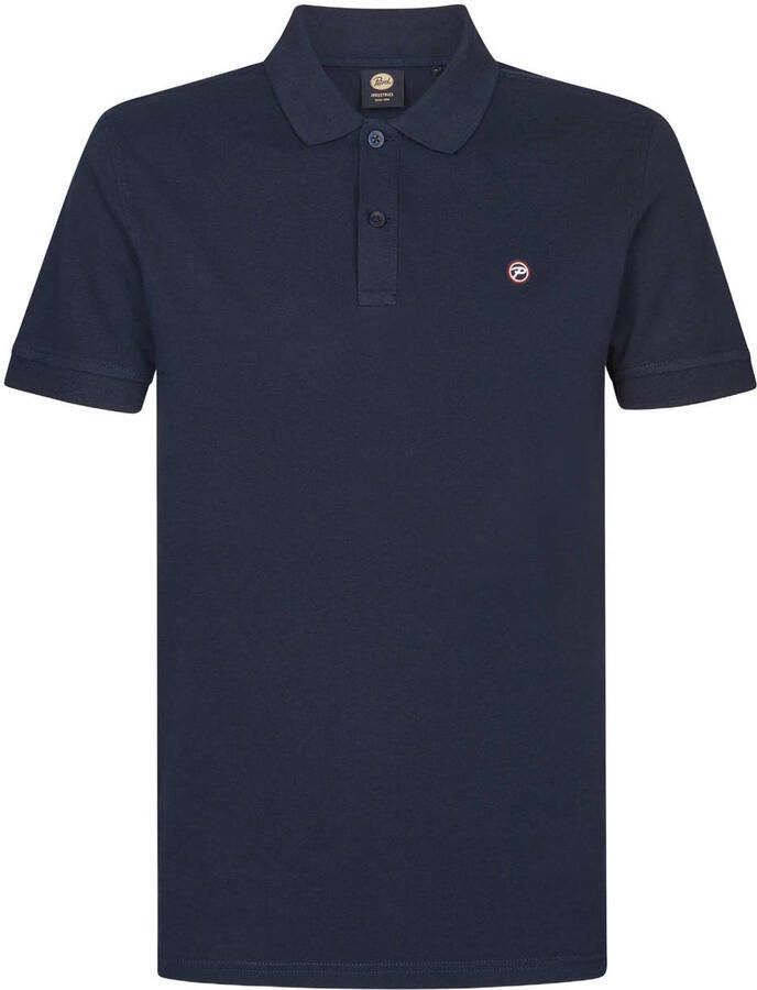 Petrol Industries Poloshirt met geborduurd logo