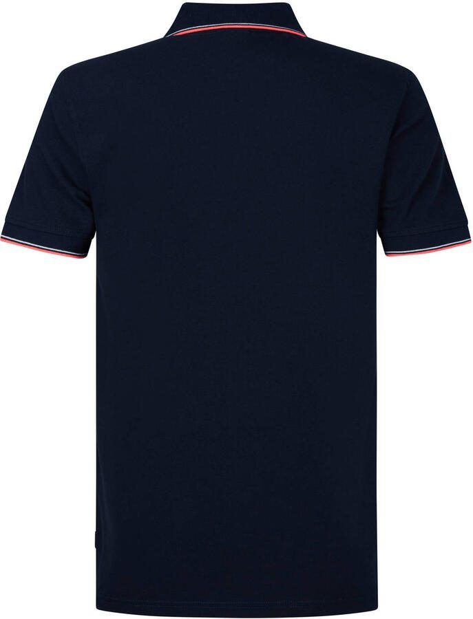 Petrol Industries regular polo donkerblauw - Foto 2
