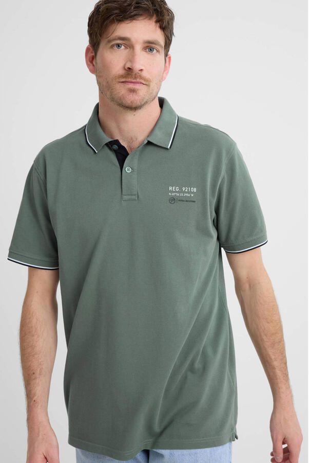 Petrol Industries regular polo groen