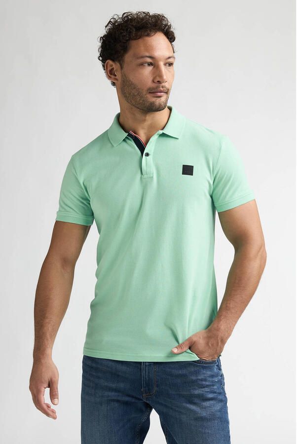 Petrol Industries regular polo groen