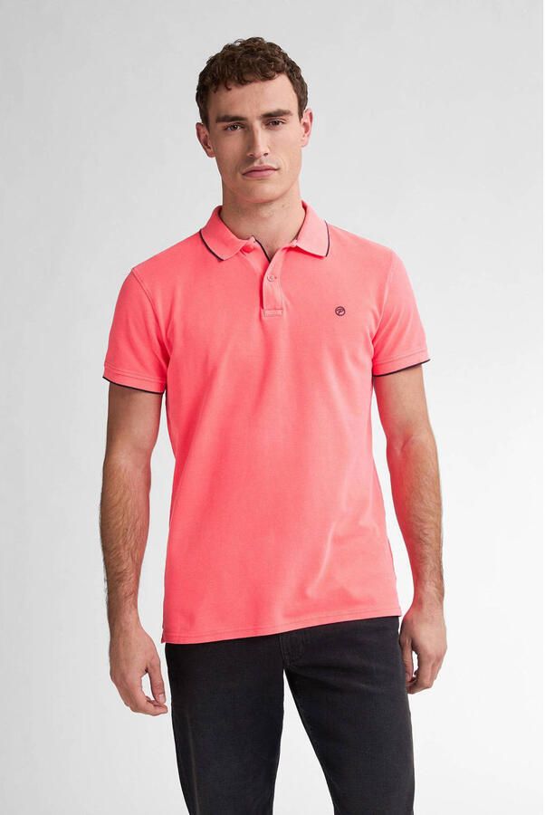 Petrol Industries regular polo koraalrood
