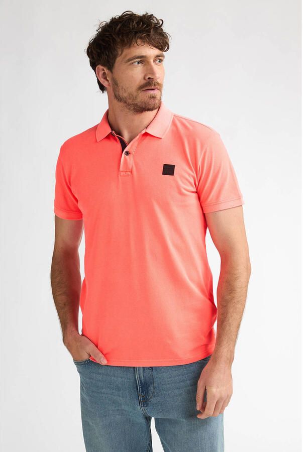Petrol Industries regular polo koraalrood