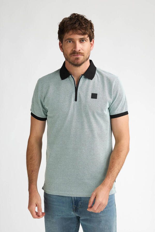 Petrol Industries regular polo mintgroen