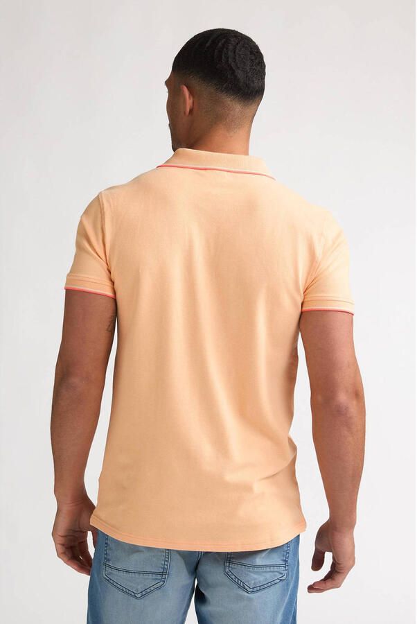 Petrol Industries regular polo oranje - Foto 3