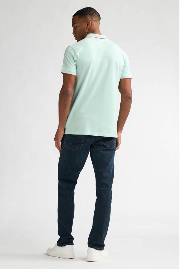 Petrol Industries regular polo turquoise - Foto 2