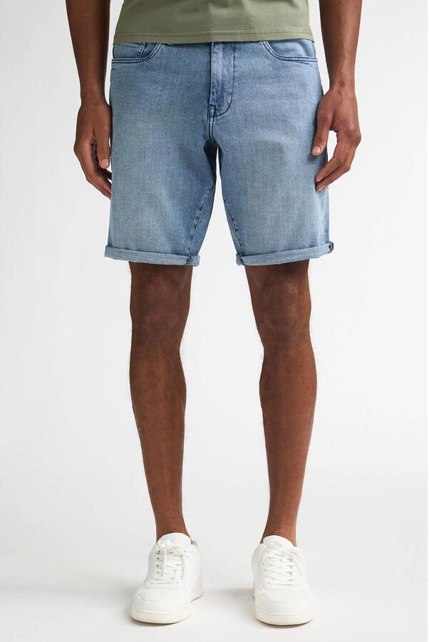 Petrol Industries regular short medium blue denim