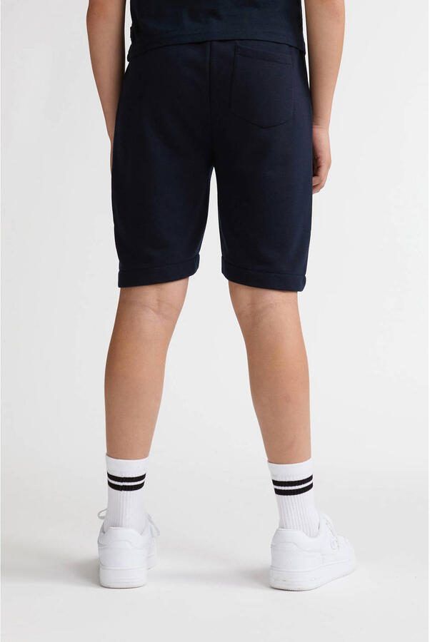 Petrol Industries regular sweatshort donkerblauw - Foto 3