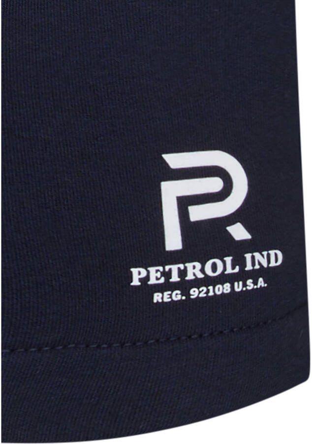 Petrol Industries regular sweatshort donkerblauw - Foto 2