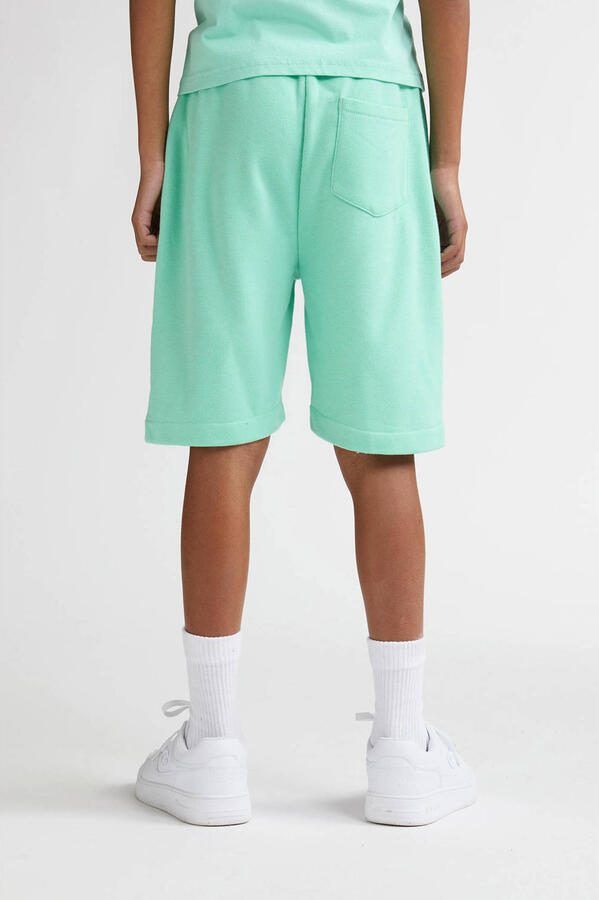 Petrol Industries regular sweatshort mintgroen Korte broek Printopdruk - Foto 3