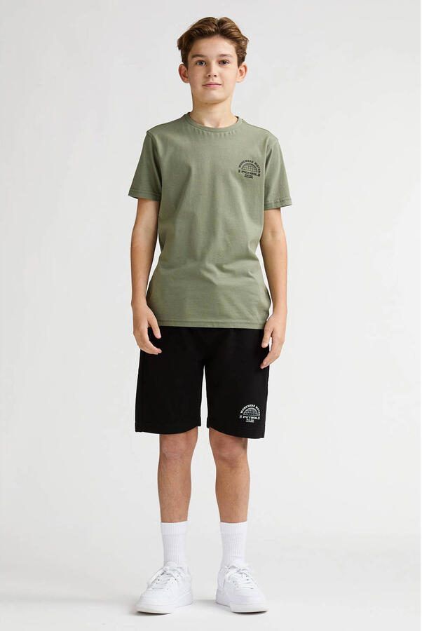 Petrol Industries regular sweatshort zwart - Foto 3