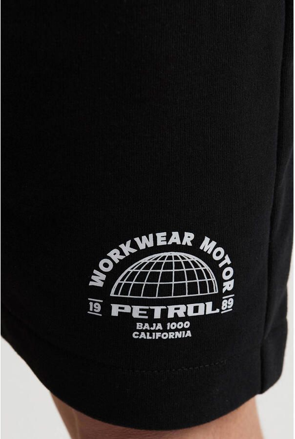 Petrol Industries regular sweatshort zwart - Foto 2