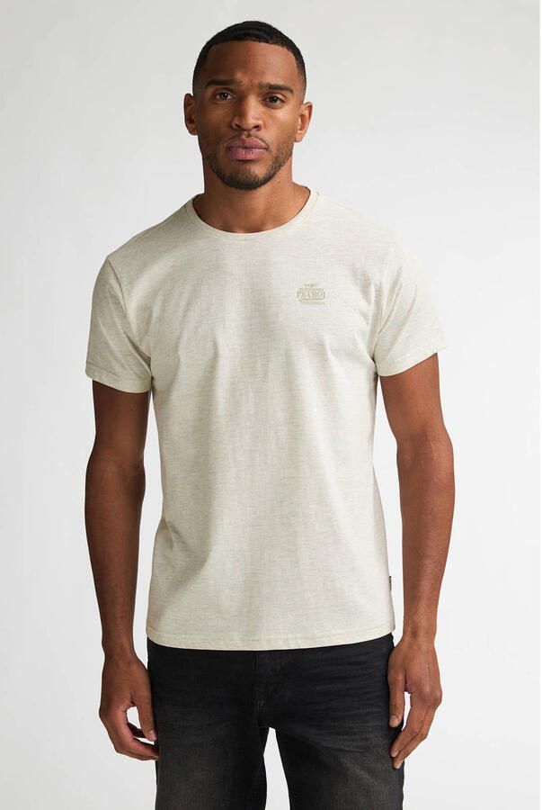 Petrol Industries regular T-shirt beige