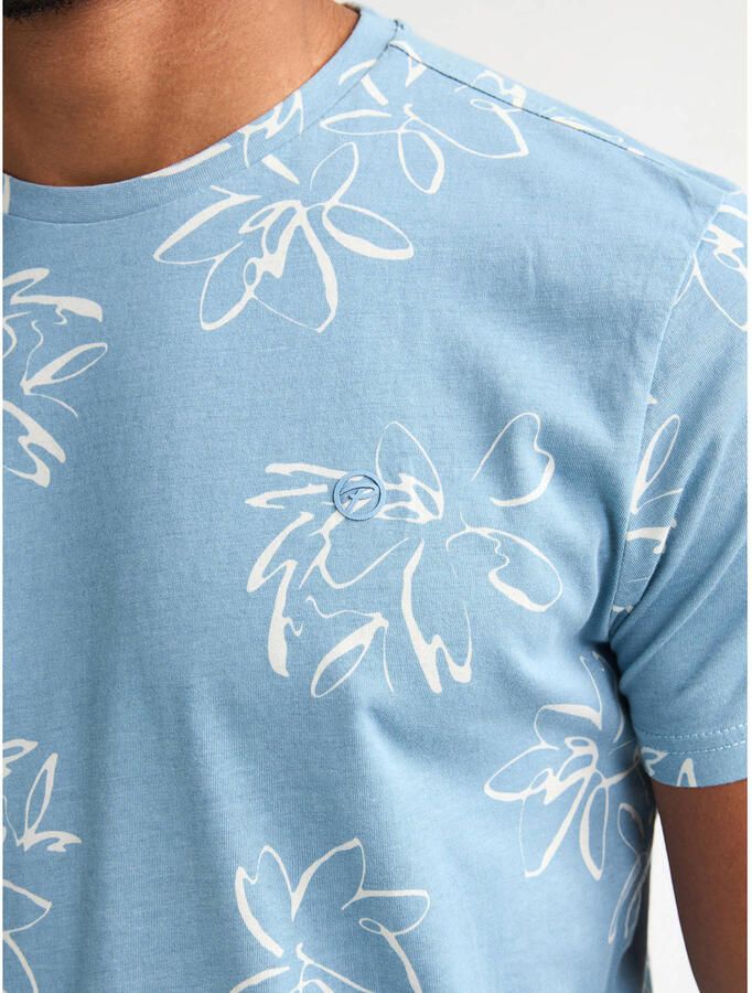 Petrol Industries regular T-shirt blauw - Foto 2