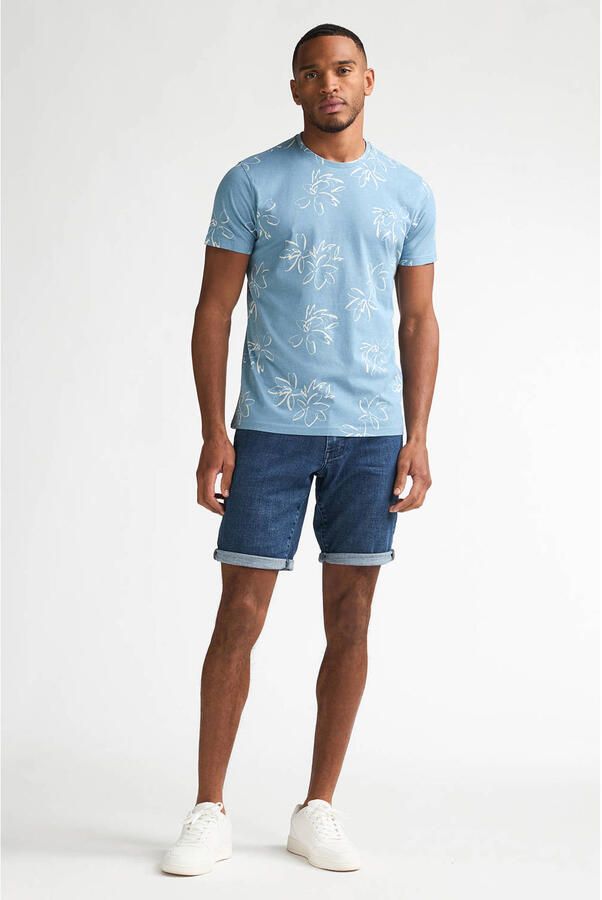 Petrol Industries regular T-shirt blauw - Foto 3
