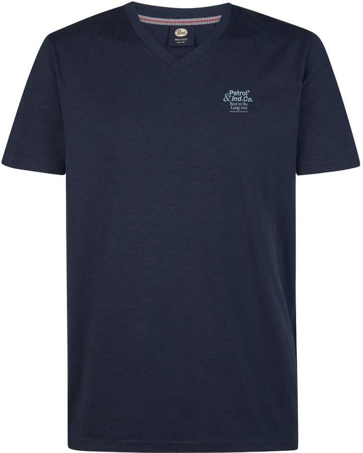 Petrol Industries regular T-shirt donkerblauw