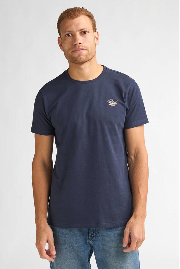 Petrol Industries regular T-shirt donkerblauw