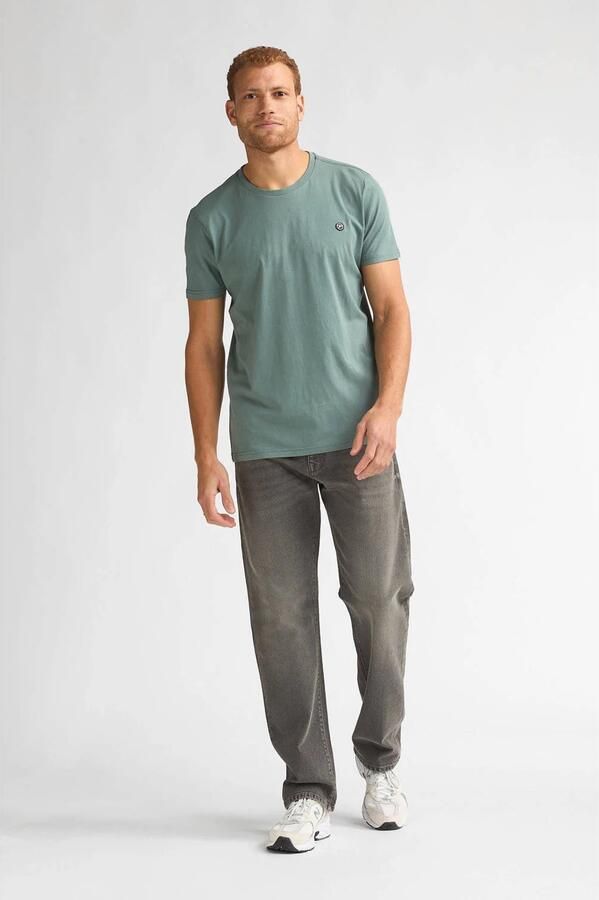 Petrol Industries regular T-shirt grijsgroen - Foto 2