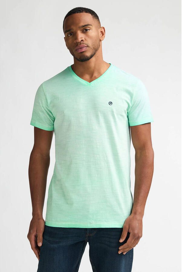 Petrol Industries regular T-shirt groen