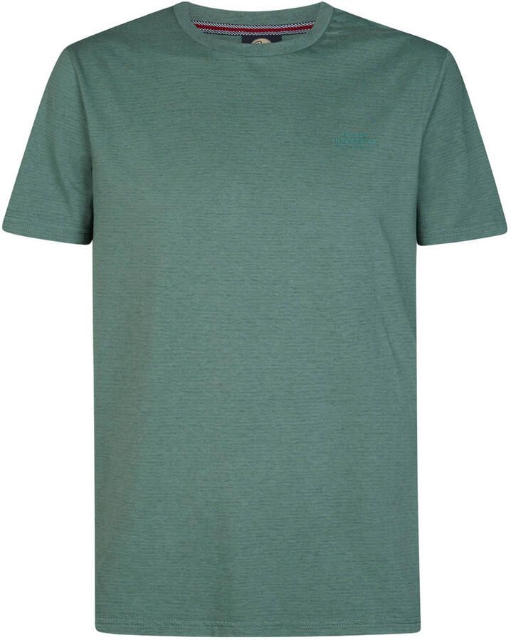 Petrol Industries regular T-shirt groen