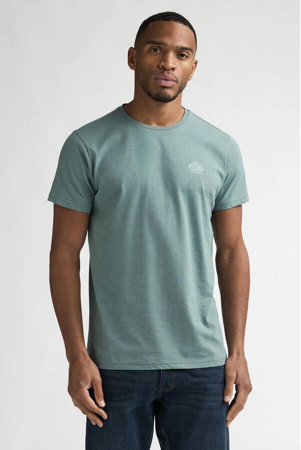 Petrol Industries regular T-shirt groen