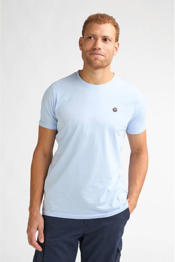 Petrol Industries regular T-shirt lichtblauw
