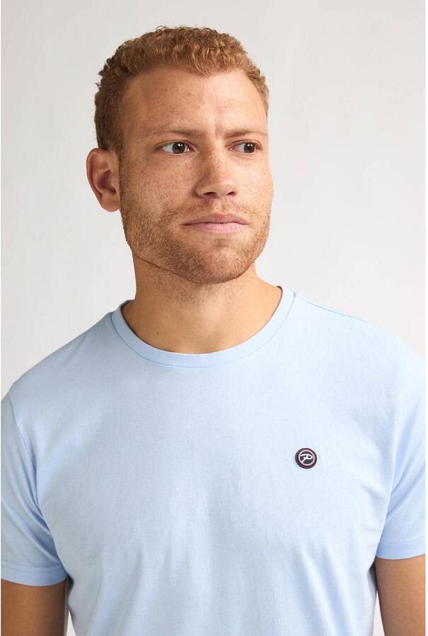 Petrol Industries regular T-shirt lichtblauw - Foto 2