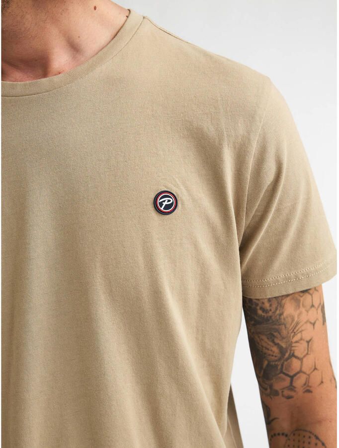 Petrol Industries regular T-shirt lichtkaki - Foto 3