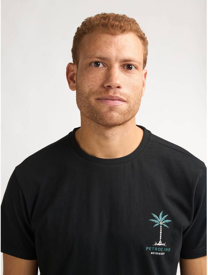 Petrol Industries regular T-shirt met backprint zwart - Foto 2