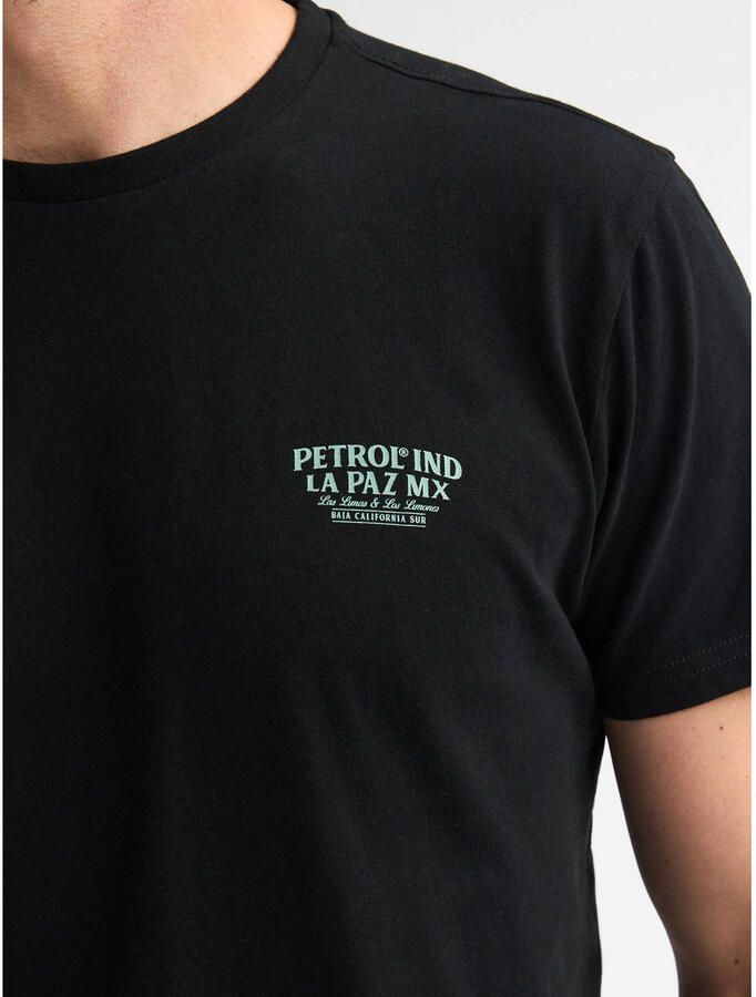 Petrol Industries regular T-shirt met backprint zwart - Foto 2