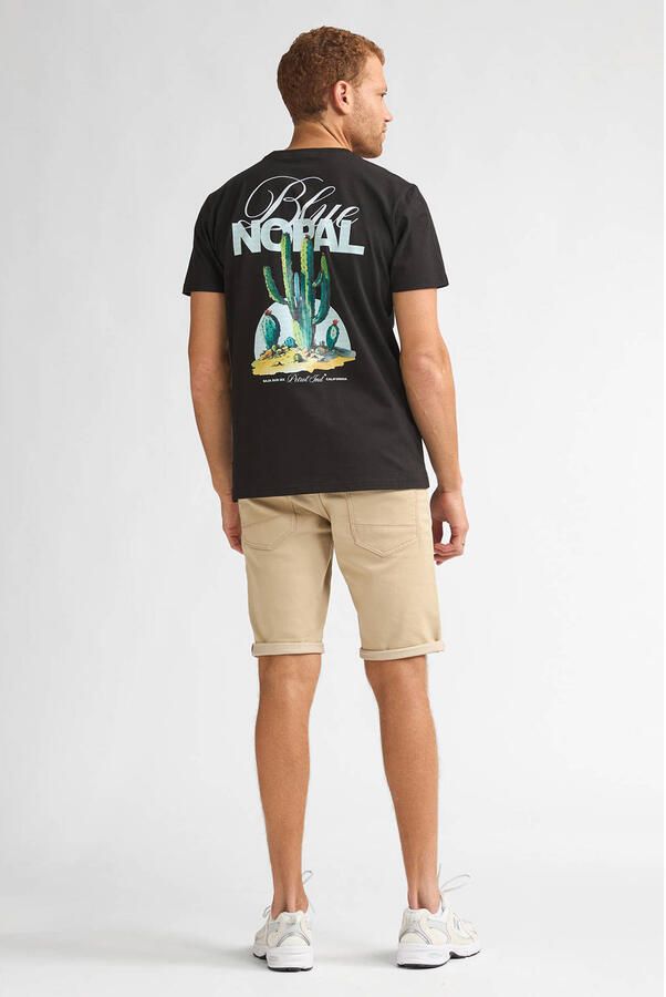 Petrol Industries regular T-shirt met backprint zwart - Foto 3