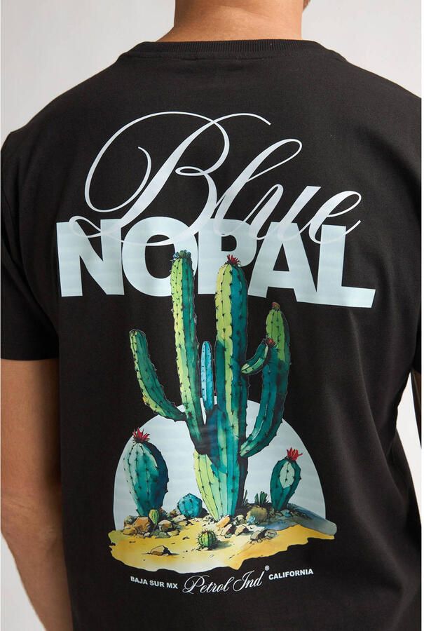Petrol Industries regular T-shirt met backprint zwart - Foto 2