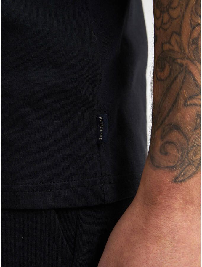 Petrol Industries regular T-shirt met backprint zwart - Foto 2