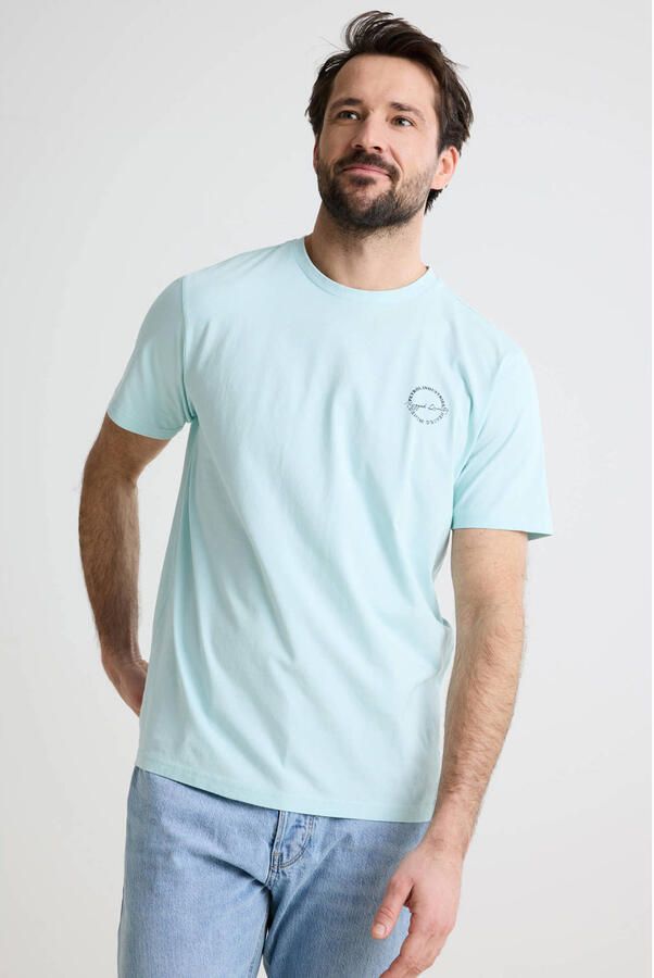 Petrol Industries regular T-shirt mintgroen
