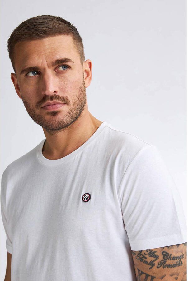 Petrol Industries Shirt met ronde hals met geborduurd logo - Foto 3