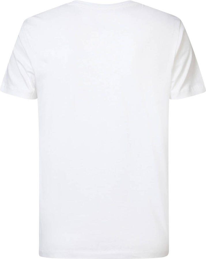 Petrol Industries regular T-shirt wit (set van 3) - Foto 3