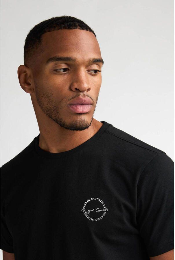 Petrol Industries regular T-shirt zwart - Foto 3