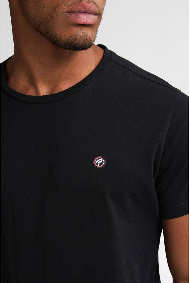 Petrol Industries Shirt met ronde hals met geborduurd logo - Foto 3