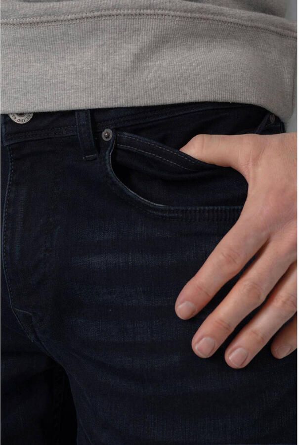 Petrol Industries regular tapered fit jeans RUSSEL met riem dark faded - Foto 2