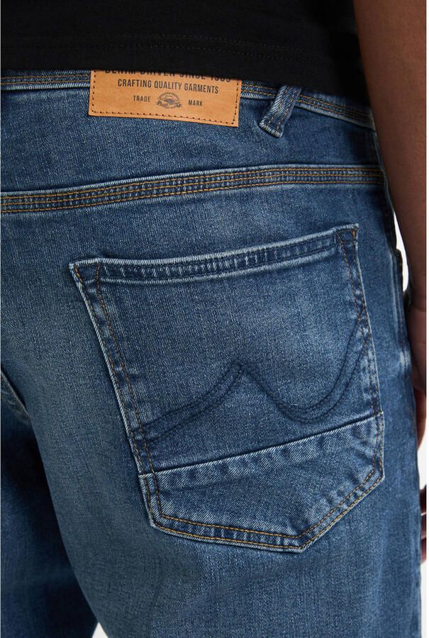 Petrol Industries regular tapered fit jeans RUSSEL met riem vintage blue - Foto 2