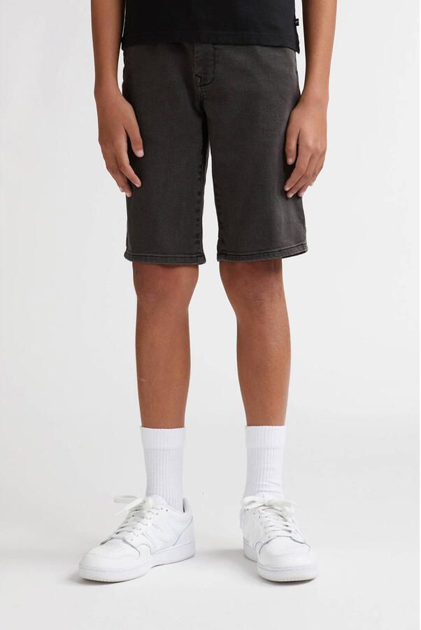 Petrol Industries regular waist short grey denim