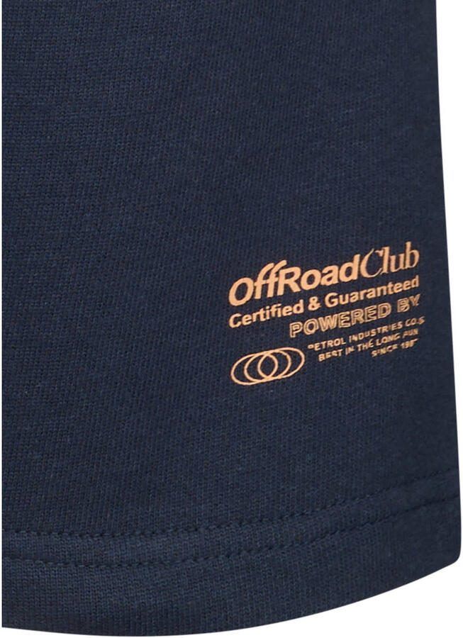 Petrol Industries regular waist sweatshort donkerblauw - Foto 2