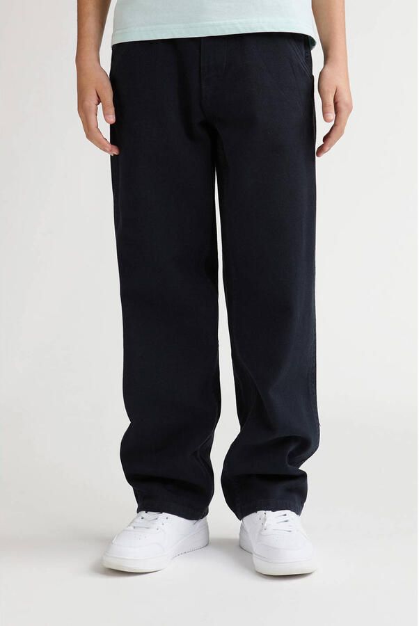 Petrol Industries relaxed casual broek donkerblauw