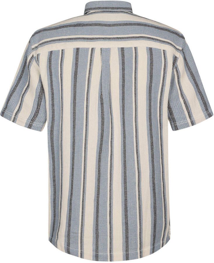 Petrol Industries relaxed gestreepte casual overhemd blauw - Foto 2