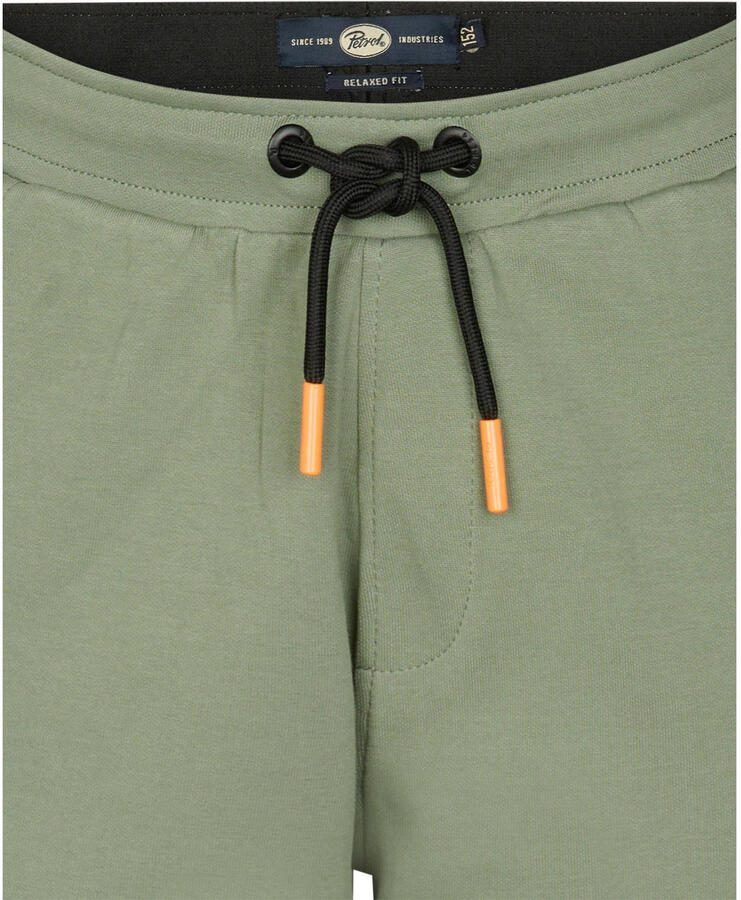 Petrol Industries relaxed sweatshort groen Korte broek Effen - Foto 2