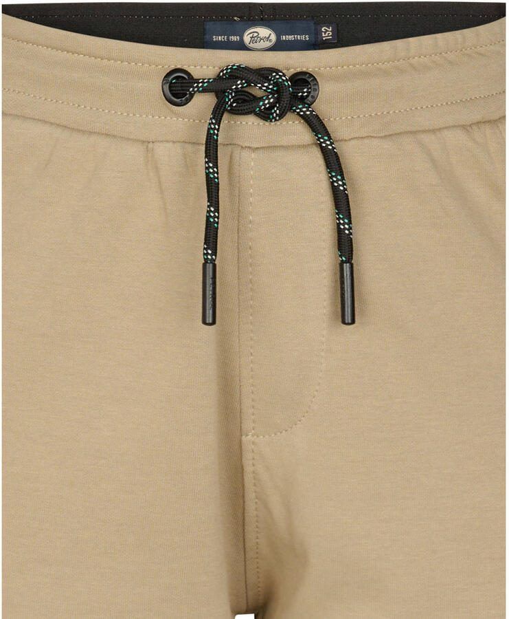 Petrol Industries relaxed sweatshort zand Korte broek Beige Effen - Foto 2