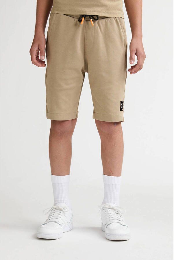 Petrol Industries relaxed sweatshort zand